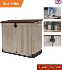 Versatile 845L Outdoor Storage Shed with Lockable Sliding Doors for Garden Tools