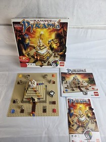 LEGO Games: RAMSES PYRAMID (3843) Buildable BOARD GAME 100% COMPLETE w/ Manuals