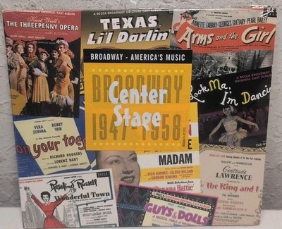 Center Stage: Broadway 1947-58 by Various (CD, 2005) Brand New B223
