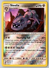 Steelix 139/236 Holo Rare Cosmic Eclipse Pokemon Lightly Played
