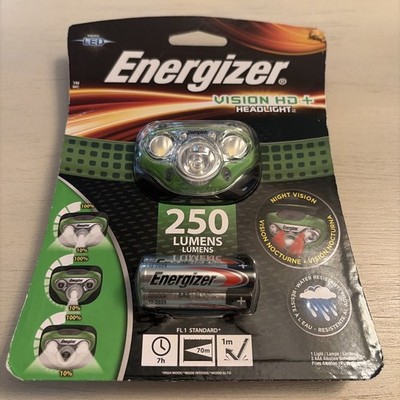 Energizer Vision HD Plus 250 Lumen LED Headlight - Green