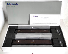 LS MODELS SET 2 VOITURES OCEAN PTT BRUN PTT SNCF Réf: 40 410 HO 1/87 Signal
