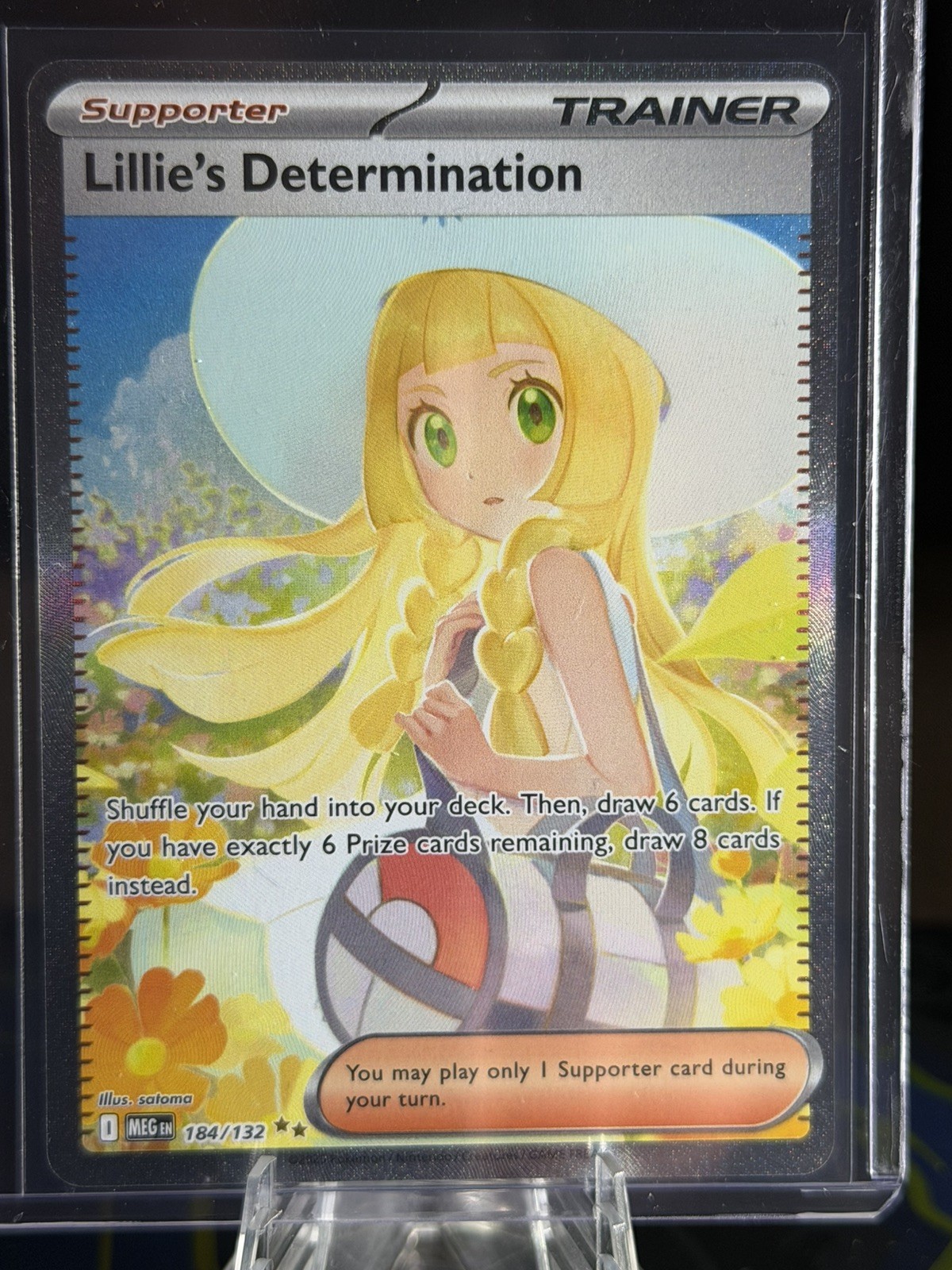 Pokémon TCG Lillie's Determination Mega Evolution 184/132 SIR English MINT