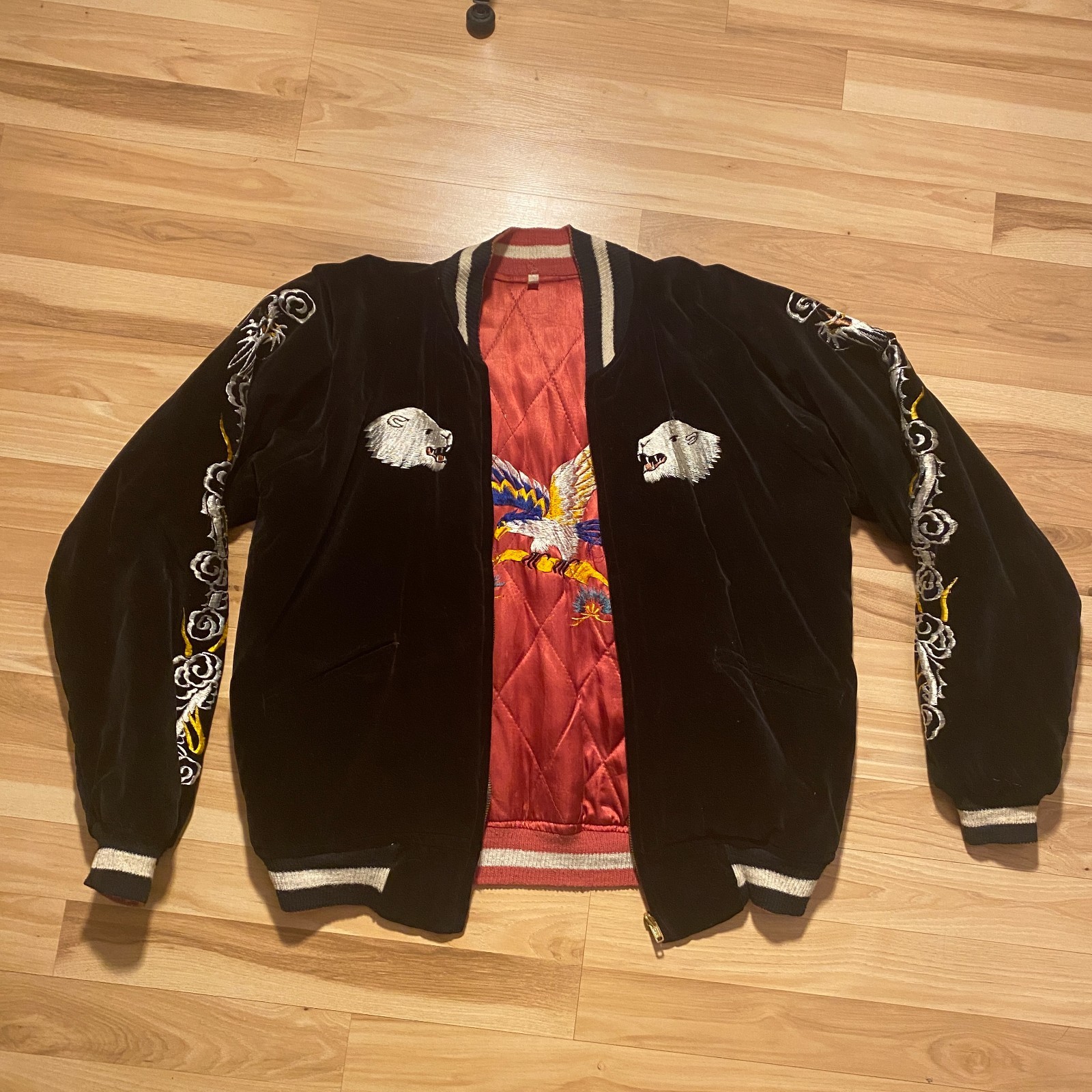 ジャケット・アウター 50s souvenir jacket THULE GREENLAND Vintage 1950s Thule Greenland Japanese Souvenir Jacke… - Gem