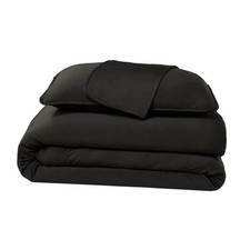 Original Performance Cooling Duvet Cover Set, Lightweight Duvet King Black