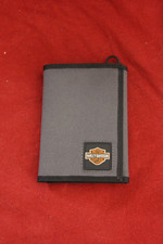 Harley Davidson Mens Full Speed Trifold Polyester RFID Wallet HDMWA11760-GRAY
