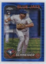 2024 Topps Chrome Blue Sonar Refractor 8/125 Davis Schneider #290 0j8f