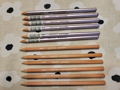 Derwent Blender and Burnisher Set Lot of 12