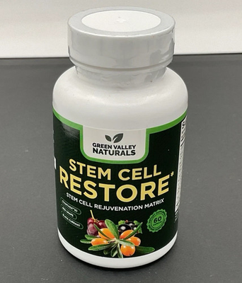 #ad Green Valley Naturals Stem Cell Restore Cellular Health Support 60 Caps EXP 0526 $22.99