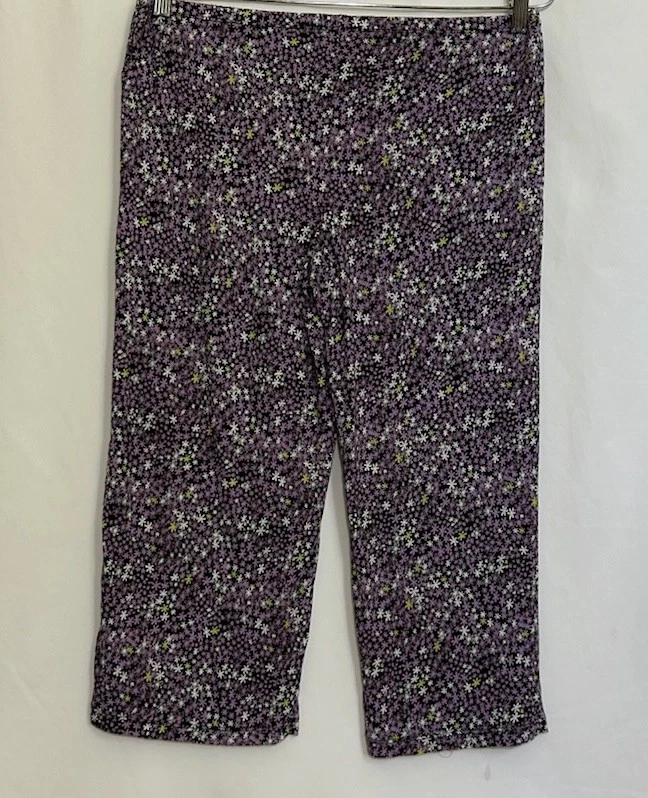 Pantalones de pijama florales para mujer Simply Vera Wang talla mediana Foto 3 de 4
