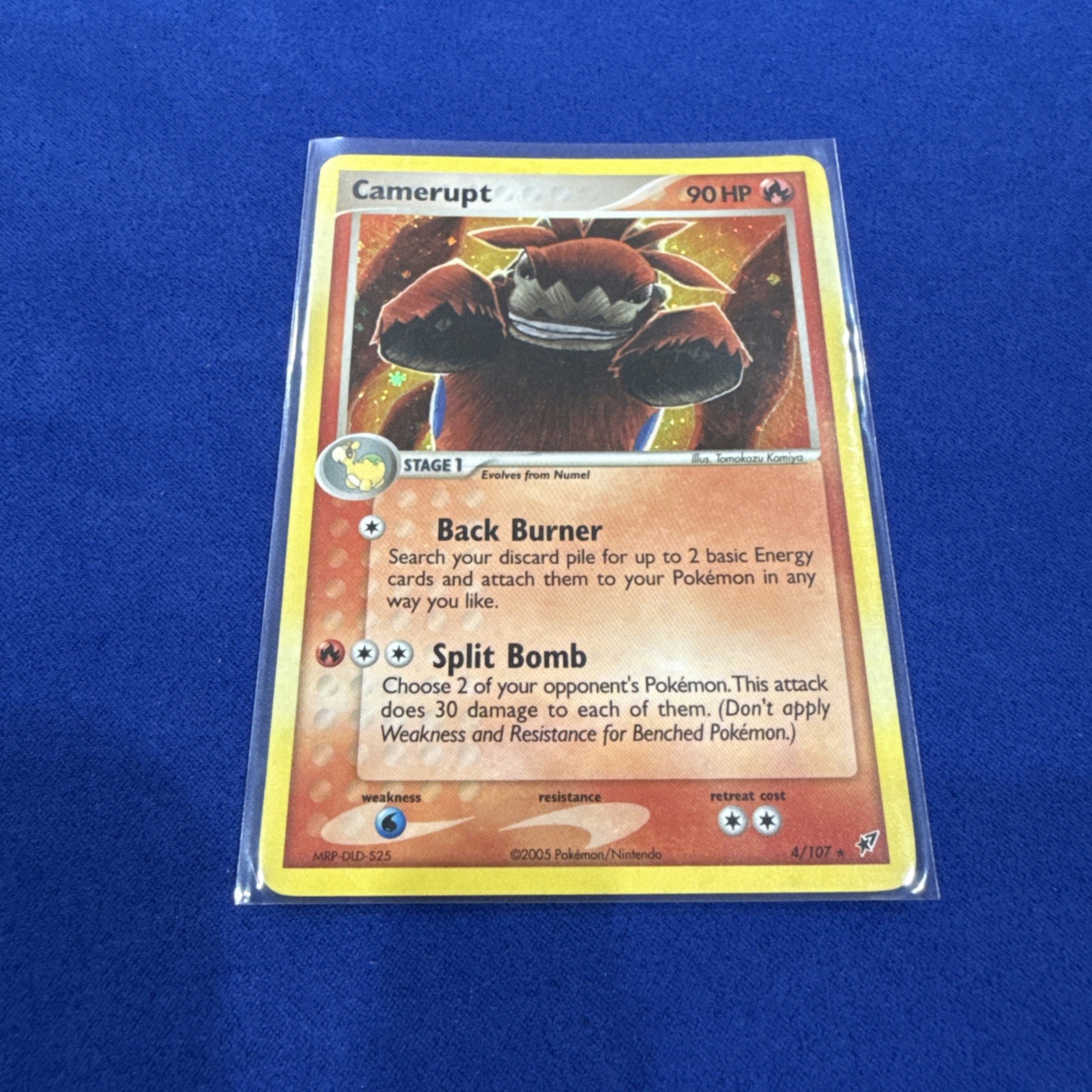 Camerupt - 4/107 - Pokemon Ex Deoxys Holo Card Card LP