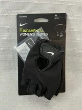 Nike Fundamental Training Womens Gloves, Black/White, Size M