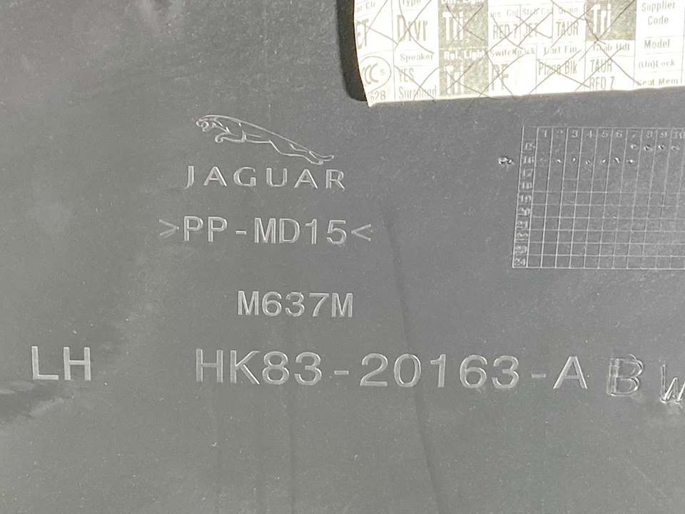 17-20 JAGUAR F-PACE FRONT LEFT LH SIDE INTERIOR DOOR PANEL TRIM COVER PANEL OEM - Image 3 of 3