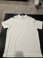 ADIDAS CLIMA COOL GOLF Men  s POLO SHIRT SIZE XL White Tennis