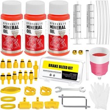 Brake Bleed Kit Hydraulic Disc Brakes 180ML Mineral Oil for Shimano TEKTRO TRP