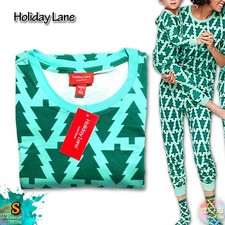 NWT Holiday Lane Women's S Tree Matching Family Pajama Set 100196582