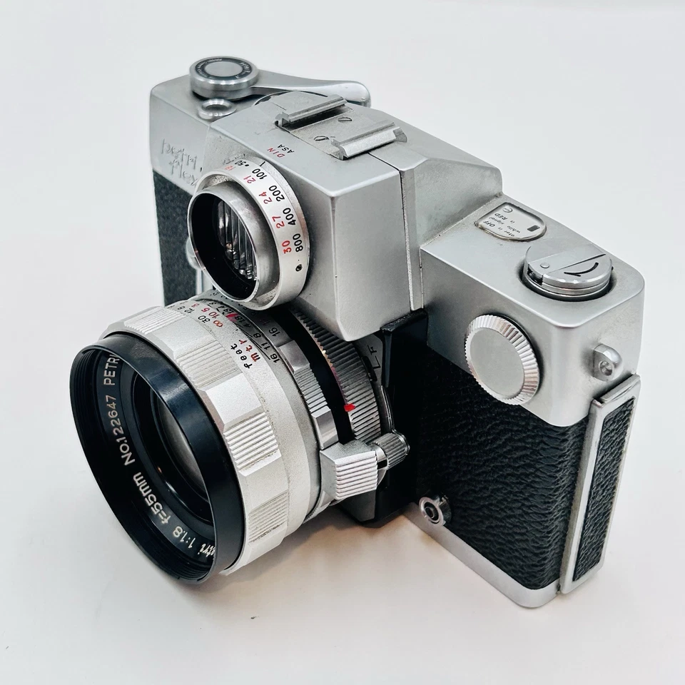 Petri Flex 7 SLR con lente 55 mm f/1,8 86718 hecho en Japón 1964 sin probar como está Foto 4 de 4