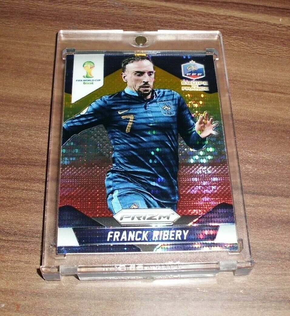 2014 World Cup Prizm Franck Ribery YELLOW RED PULSAR 1st France Legend HOF📈🔥SP