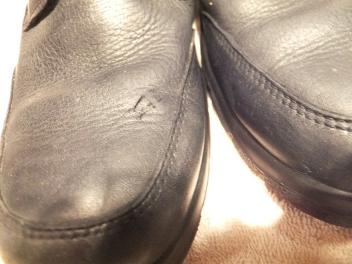 Mens Hush Puppies Black Leather Waterproof Chukka Ankle boots Sz 10.5 M EU44 - Picture 3 of 11