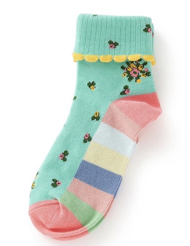 GIRLS MATILDA JANE Brilliant daydream Feet Wave Ankle Socks size M Medium 9-13  - Picture 1 of 4