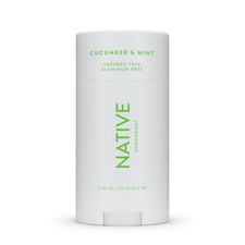 Native Deodorant, Aluminum Free, Cucumber  Mint, Deodorant for Women and Men