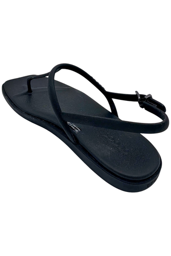 Sandalia de tanga Crocs Miami negra para mujer - Imagen 3 de 3