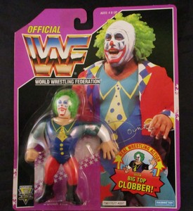 Doink-The-Clown-WWF-WWE-Hasbro-Wrestling-Figure-Purple-Card-Series-9-MOC-1993