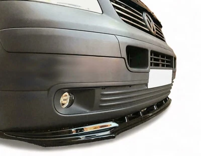 LUXELL UK LIMITED Lower Front Gloss Black Splitter Spoiler Lip FITS T5 TRANSPORTER 2003-09