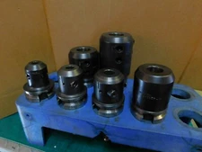 Set of 6 Tecnara BT40 Wedge Lock End Mill Holders