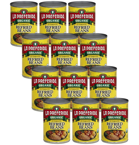 Organic Refried Beans, 15 Ounce (Pack of 12)