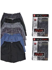 MEN KNOCKER BOXER TRUNK 3 6 12 PACK  LOT PLAID SHORTS CHECKERED UNDERWEAR BRIEFS