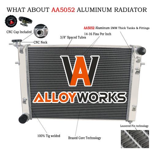 3Row Core Aluminum Radiator For Holden Commodore VN VG VP/VR/VS V6 3.8L ...