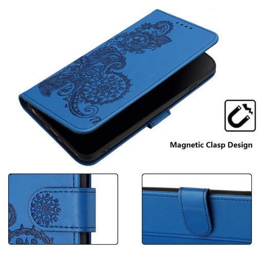 Fr iPhone 16 15 14 13 12 11 Pro Max 8 Plus Leather Wallet Case Flip Magnet Cover - Picture 55 of 109
