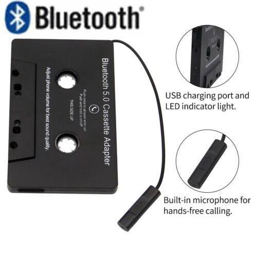 Auto Audio Bluetooth 5.0 Kassette Adapter auf AUX-Empfänger Kassette USB Auflade - Bild 14 von 14
