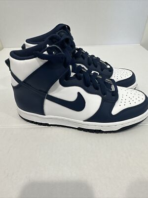 Nike Dunk High GS Midnight Navy Blue Shoe Men's Size 5y