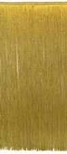 D COPRO 18 inch Chainette Fringe Trim, Color C4 - Antique Gold 5 Yards 