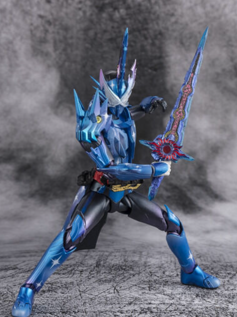 S.H.Figuarts Kamen Rider Xross Saber & 10 Holy Sword Set PVC