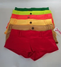 New Je Taime Boy Short Dance Wear Lycra 6 Colors To Choose From Size S/M or M/L