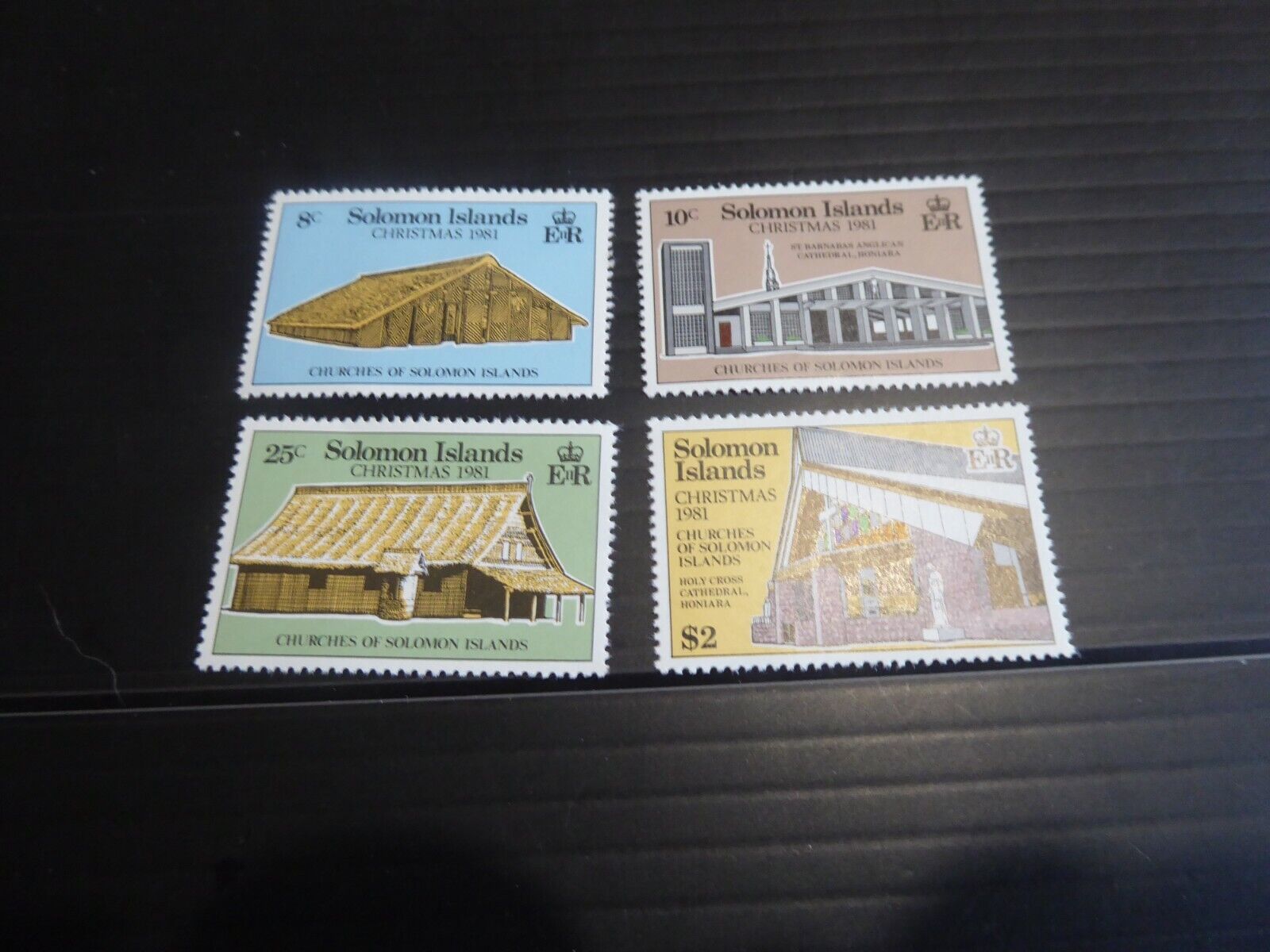 New product! New type SOLOMON ISLANDS 1981 SG MNH Fort Worth Mall CHRISTMAS 452-455