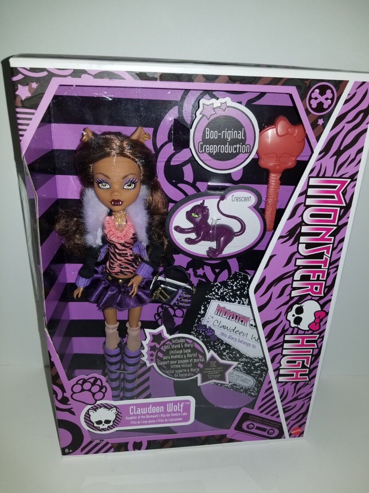 Boneca Monster High Clawdeen Wolf Boo-original Repro 2022