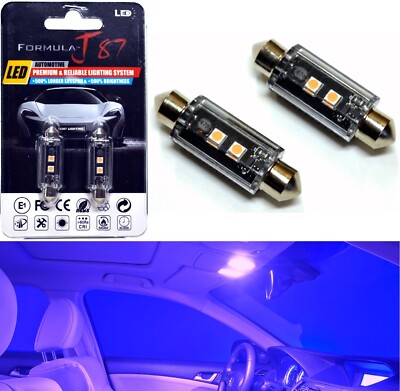LED Light Canbus Error Free 211-2 5W Pink Two Bulb Glove Box Replacement Lamp