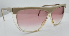 Vintage Diplomat Sue Gray Translucent Oval Oversized Sunglasses FRAMES ONLY