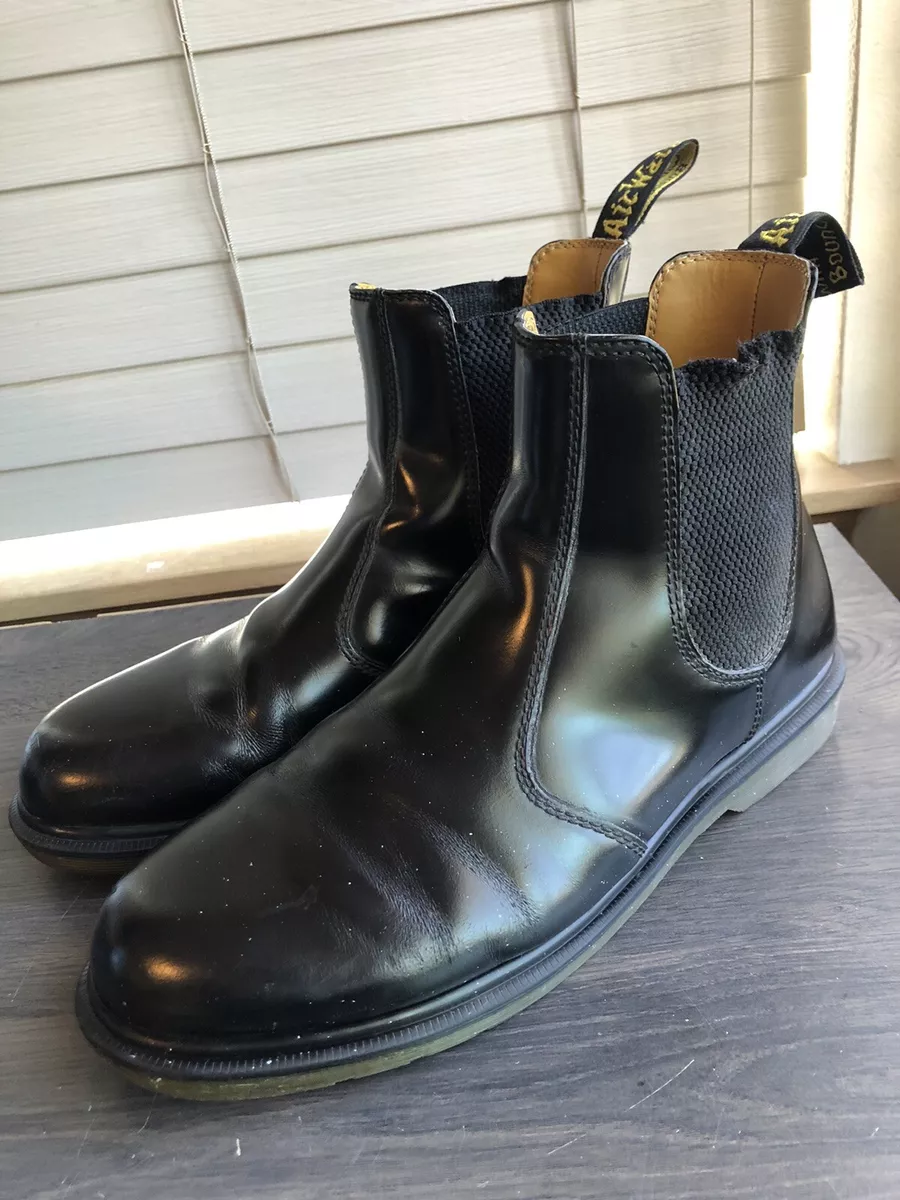 Dr. Doc Martens 2976 Black Leather Chelsea Boots Men's US Size 11 Men's