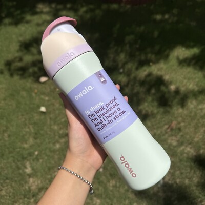 Owala 24 oz Freesip Water Bottle - Coastal Mist | eBay