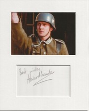 Howard Leader allo allo signed genuine authentic autograph UACC RD COA