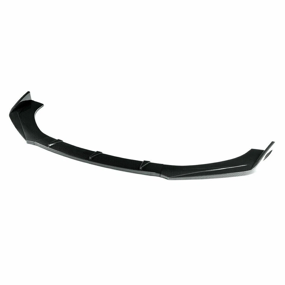 Estilo carbono para Mazda 3 Sedan/Hatchback JDM para-choque dianteiro divisor de spoiler labial - Imagem 4 de 4