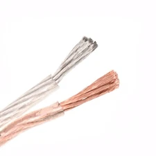Home Car Audio Speaker Wire 10 12 14 16 Gauge Marine Grade Transparent Clear LOT
