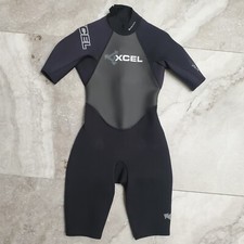 XCEL SLX 2.0 Shortie Dive Diver Wetsuit Black Size XS