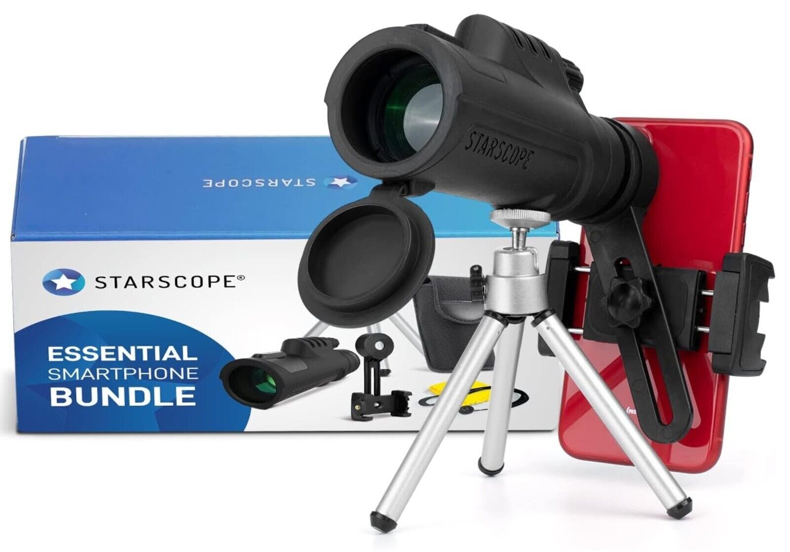 STARSCOPE Monocular Telescope 10X Magnification / Phone Mount