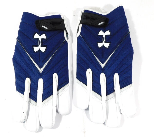 New Under Armour NCAA Combat II FF Size XXL Football Gloves MDN WHT 410